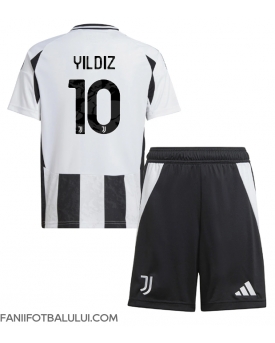 Juventus Kenan Yildiz #10 Echipament de Fotbal Replică 2024-25 Copii Acasa (+ Șorturi)